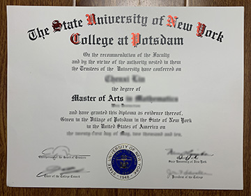 Available Way to Get The SUNY College at Potsdam Diploma Online