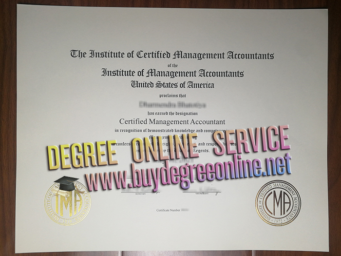 CMA certificate