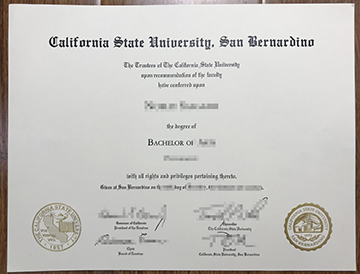 What can I do for applying the degree of California State University, San Bernardino?