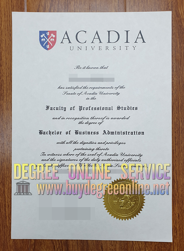 Acadia University degree