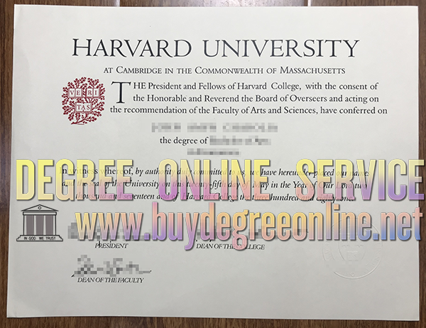 Harvard University degree