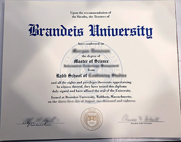 Where Can I Personally Order A Fake Diploma From Brandeis University?