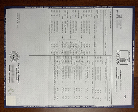 The University Of Dayton Fake Transcript Is Worth Having