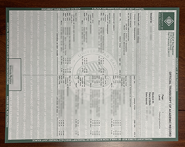 Where Can I Create The University Of San Francisco Fake Transcript In California?