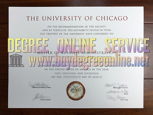 The University of Chicago degree