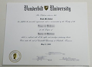 Buy a fake Vanderbilt University diploma, you can not miss!