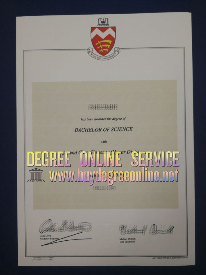 Middlesex University degree
