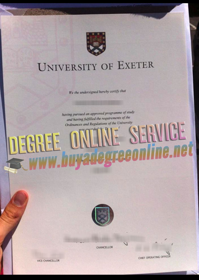 University of Exeter degree