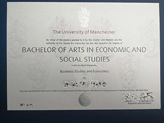 The direct method to quickly get a fake University of Manchester degree
