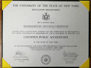 Where can I order a fake New York CPA certificate online