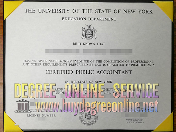 New York CPA certificate