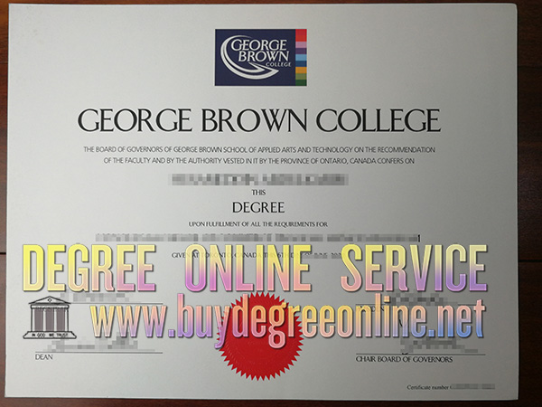 George Brown College degree