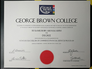 The best website to get a fake George Brown College degree