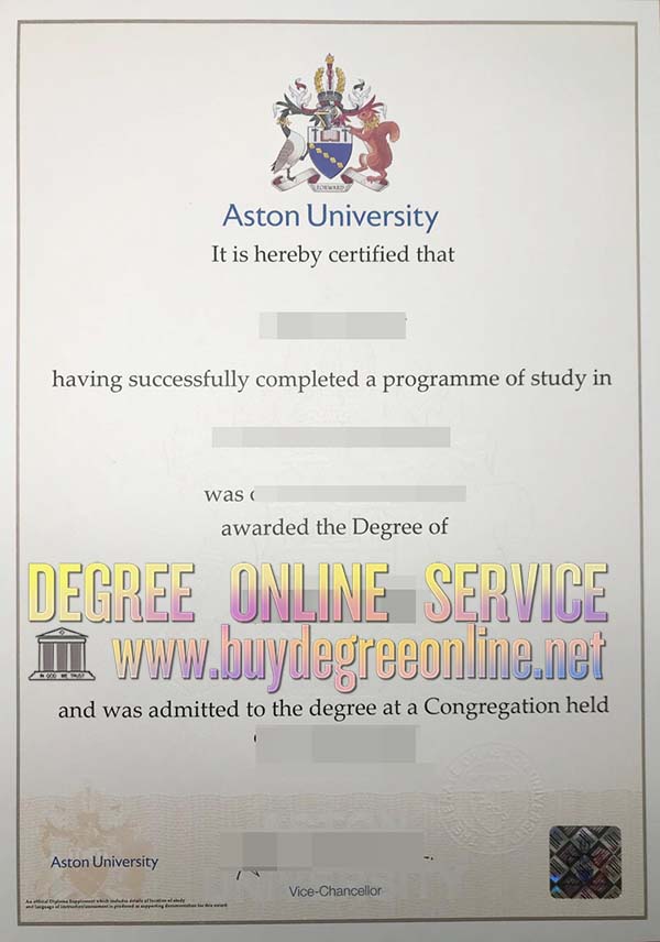 Aston University degree 