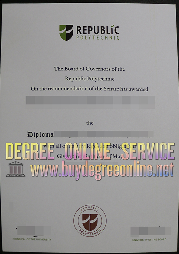 Republic Polytechnic diploma
