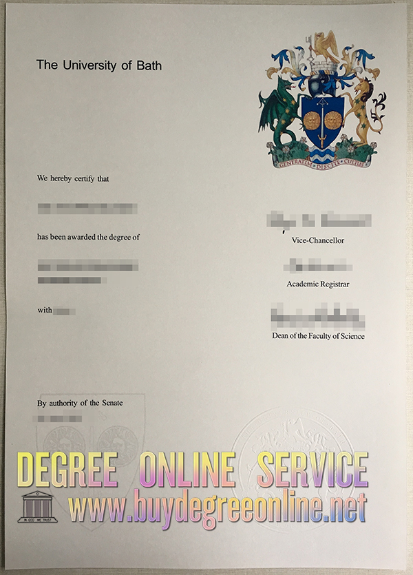 University of Bath degree