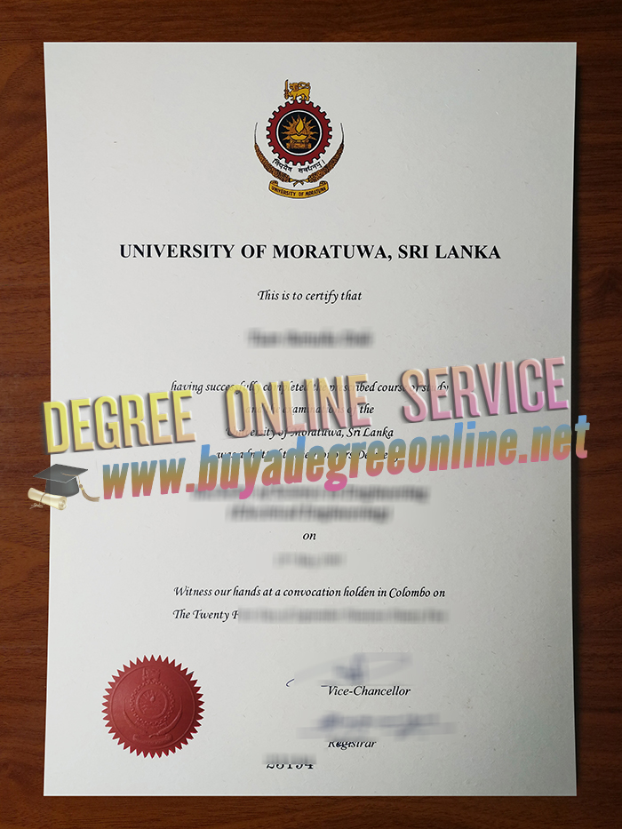 University of Moratuwa degree