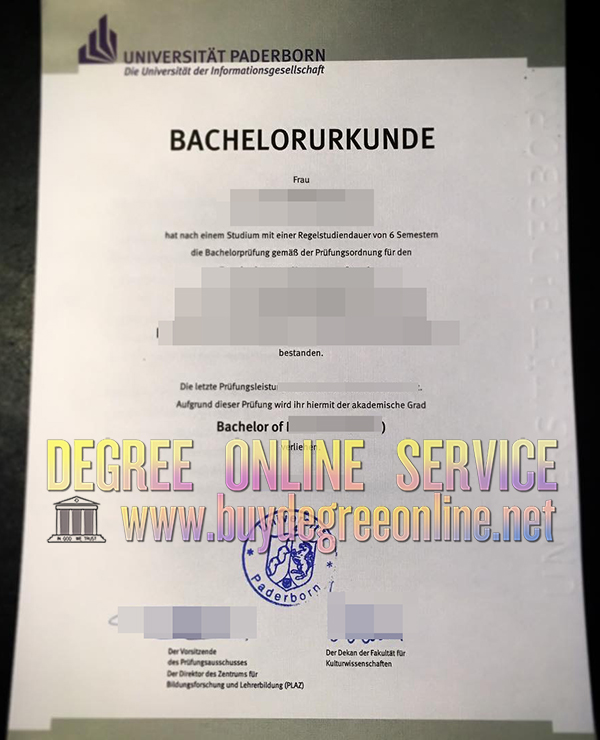 Universität Paderborn degree