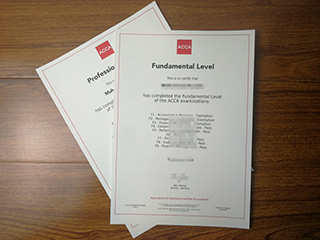 The fake ACCA Professional Level certificate for sale here