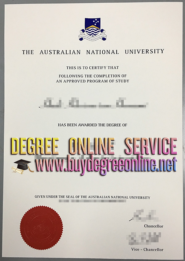 Australian National University degree