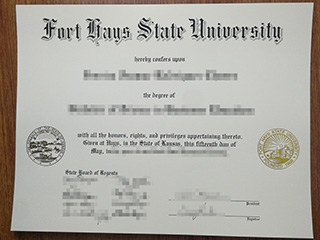Order a fake Fort Hays State University diploma, buy a fake FHSU degree