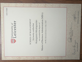 Can I buy a fake University of Leicester MBA degree from UK online?