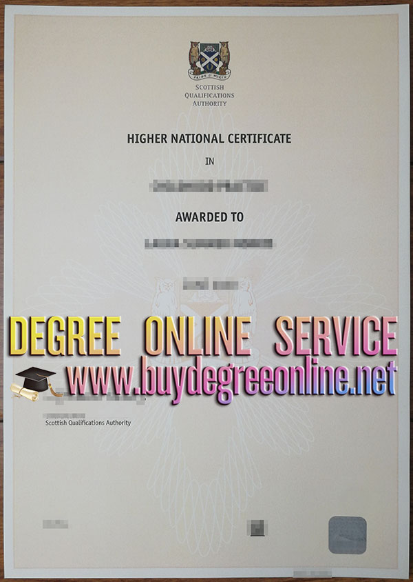 SQA certificate