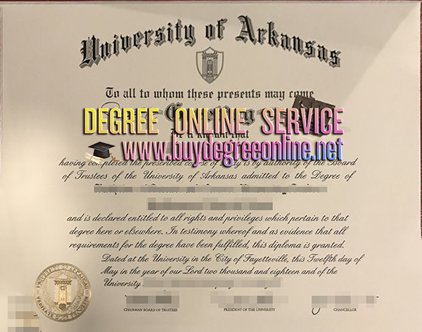 University of Arkansas diploma