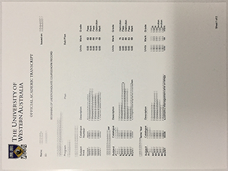 Order a fake University of Western Australia transcript, buy UWA degree