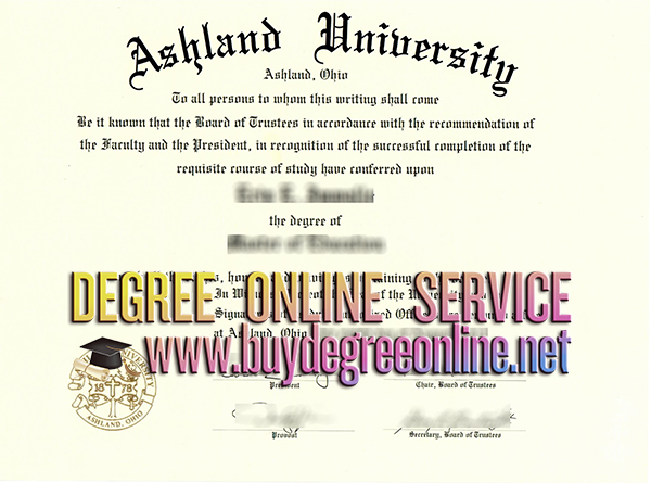 Ashland University degree