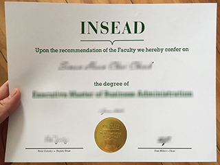 How can I get a fake INSEAD MBA degree online?