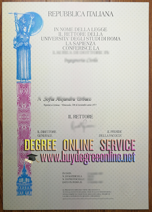 Sapienza University of Rome degree