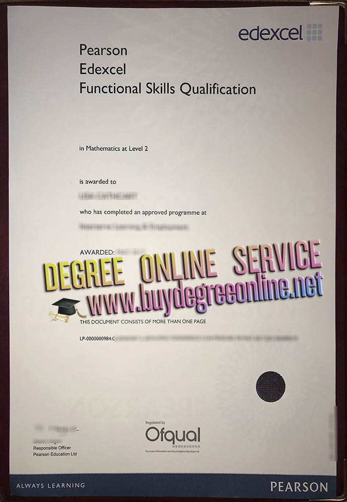 Edexcel Functional Skills qualification