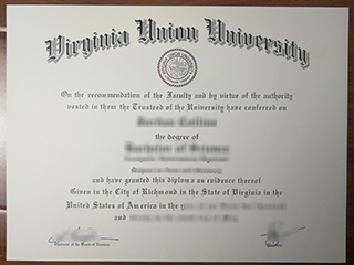 Fake Virginia Union University degree, buy a verified VUU diploma online