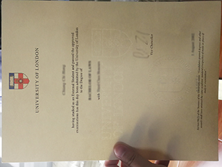 The real University of London bachelor degree with watermark in 2010