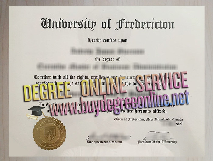 University of Fredericton Master diploma