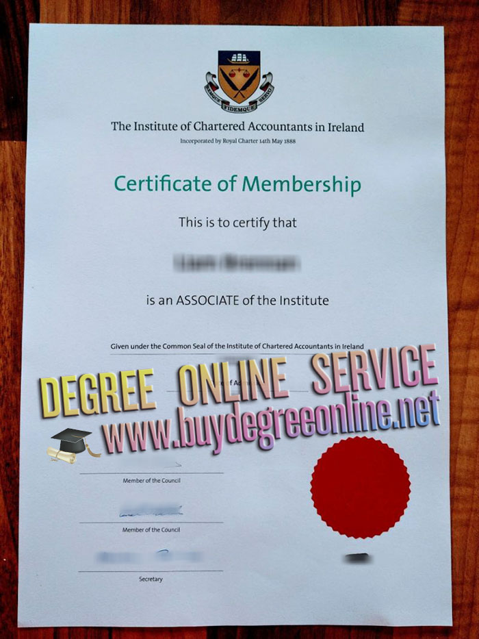 Chartered Accountants Ireland Certificate