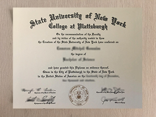 How to purchase a fake SUNY Plattsburgh diploma in the USA