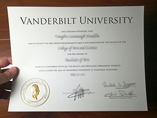 How to buy a fake Vanderbilt University degree certificate in 2022
