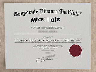 How to get a fake Corporate Finance Institute(CFI) certificate online