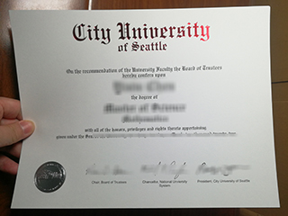 Where to order a realistic City University of Seattle degree in 2022