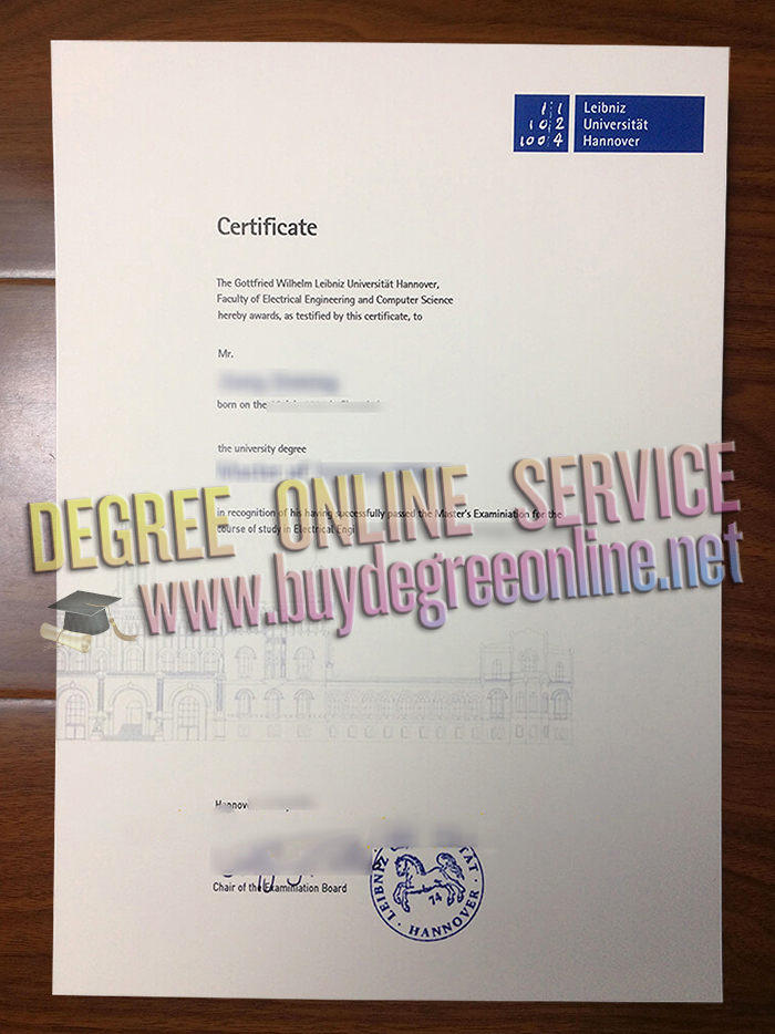 Leibniz Universität Hannover diploma