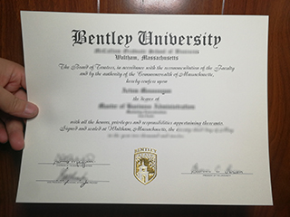 Where to order a fake Bentley University degree certificate online