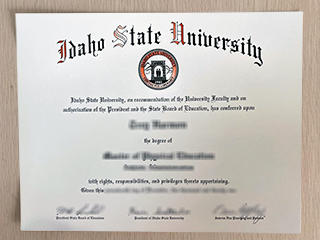 Where to order a fake Idaho State University diploma in the USA