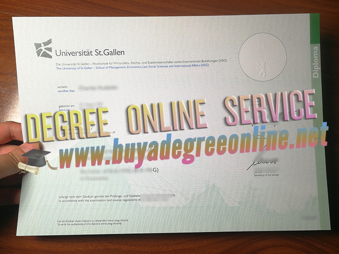 Universität St. Gallen degree
