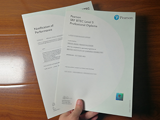 Buy Pearson SRF BTEC Level 5 Professional Diploma and notification