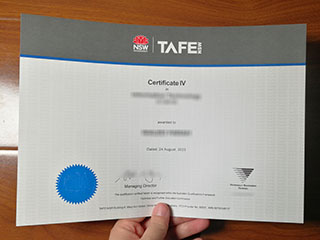 I want to buy a fake TAFE NSW Certificate IV in Australia
