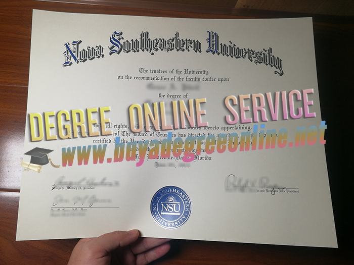 Nova Southeastern University degree