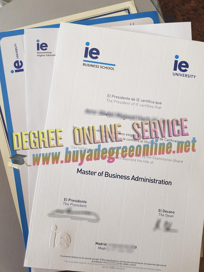 IE university diploma