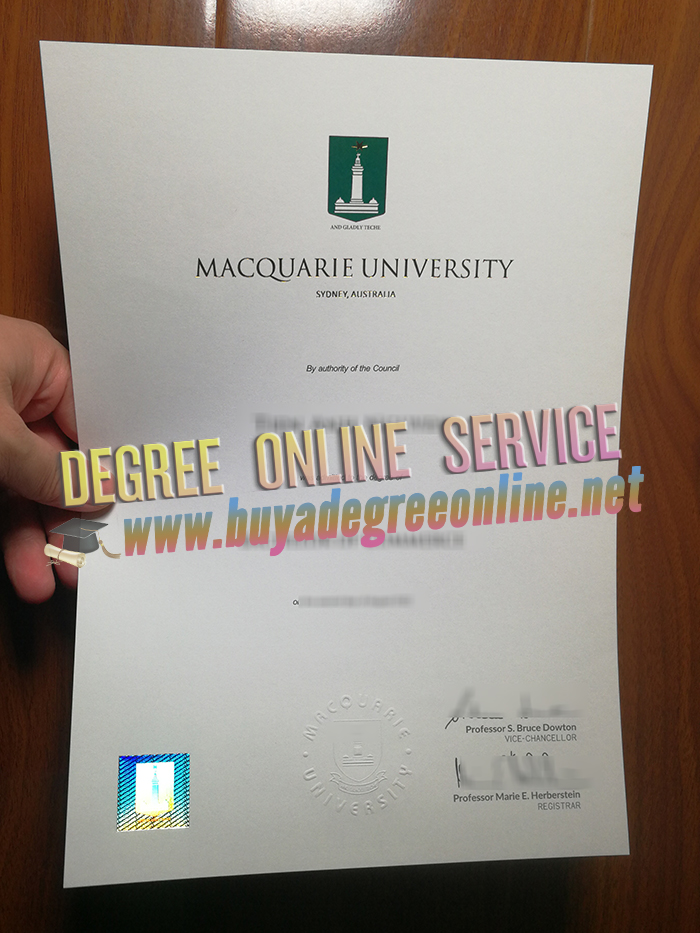 Macquarie University diploma